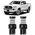 MEALAM Brilliant Red T20 7443 7444 7440 LED Bulbs with Projector Brake Tail Lights Compatible with 2016 2017 2018 2019 2020 2021 Toyota Tacoma, Pack of 2
