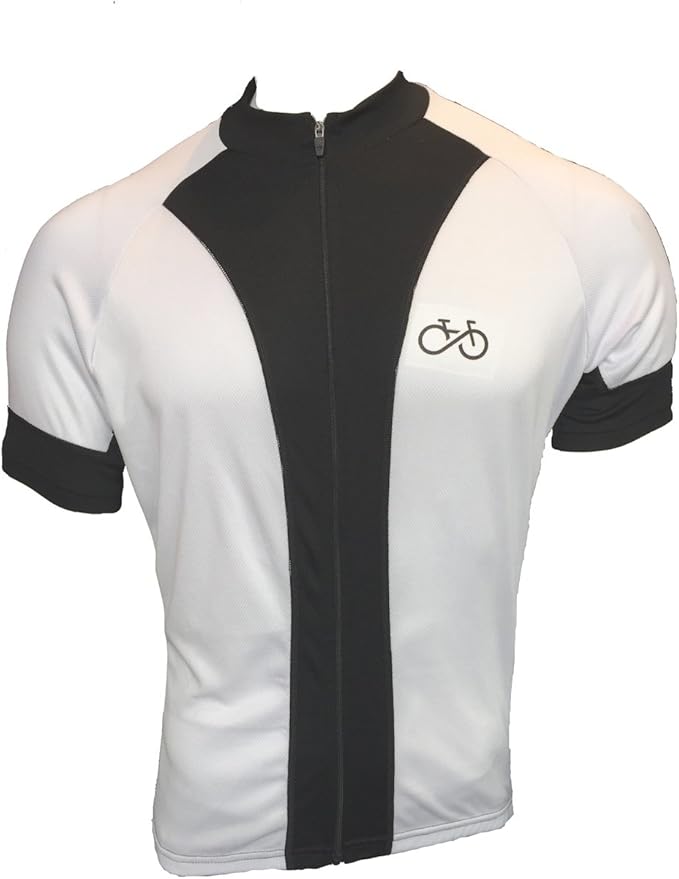 Urban Cycling Apparel Men’s Short Sleeve Bike Forever Jersey (Medium