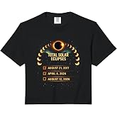 Solar Eclipse 2026 2024 2017 Total Solar-Eclipse 26 Comfort Colors Crop Top