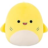 Squishmallows Original 12in Chandler The Yellow Shark – Official Jazwares Plush (Medium-Sized)