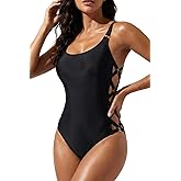 Tempt Me Women One Piece Bathing Suit Slimming Crisscross Lace Up Sexy Swimsuits