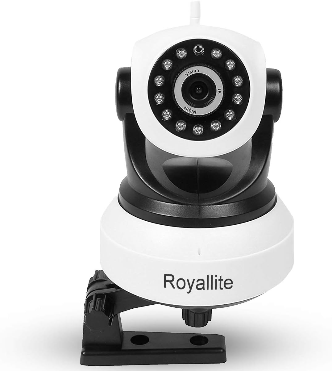 Royallite Wireless HD IP WiFi CCTV Indoor Security Camera - Grey & White