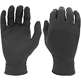 SHOWA 7700PFT Sustainable EBT Latex-Free, Powder-Free, Accelerator-Free, Nitrile Disposable Single Use Safety Gloves, 4 Mil, 9.5" Length, Medium (1 Box/50 Gloves)