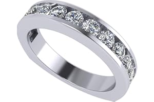 Central Diamond Center 3 Stone Past Present Future Ring also matching band your choice Gold-Silver Cz-2.50ctw & 3.50ctw