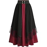 ROSE GAL Plus Size Medieval Renaissance Costume Skirt for Women
