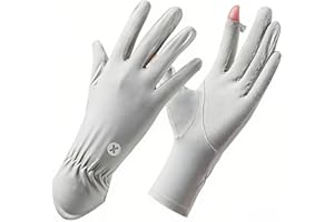 Fishing Gloves - Quick-Drying, Thin Ice Silk Non-Slip Touchscreen Gloves for Summer, Outdoor Cycling.