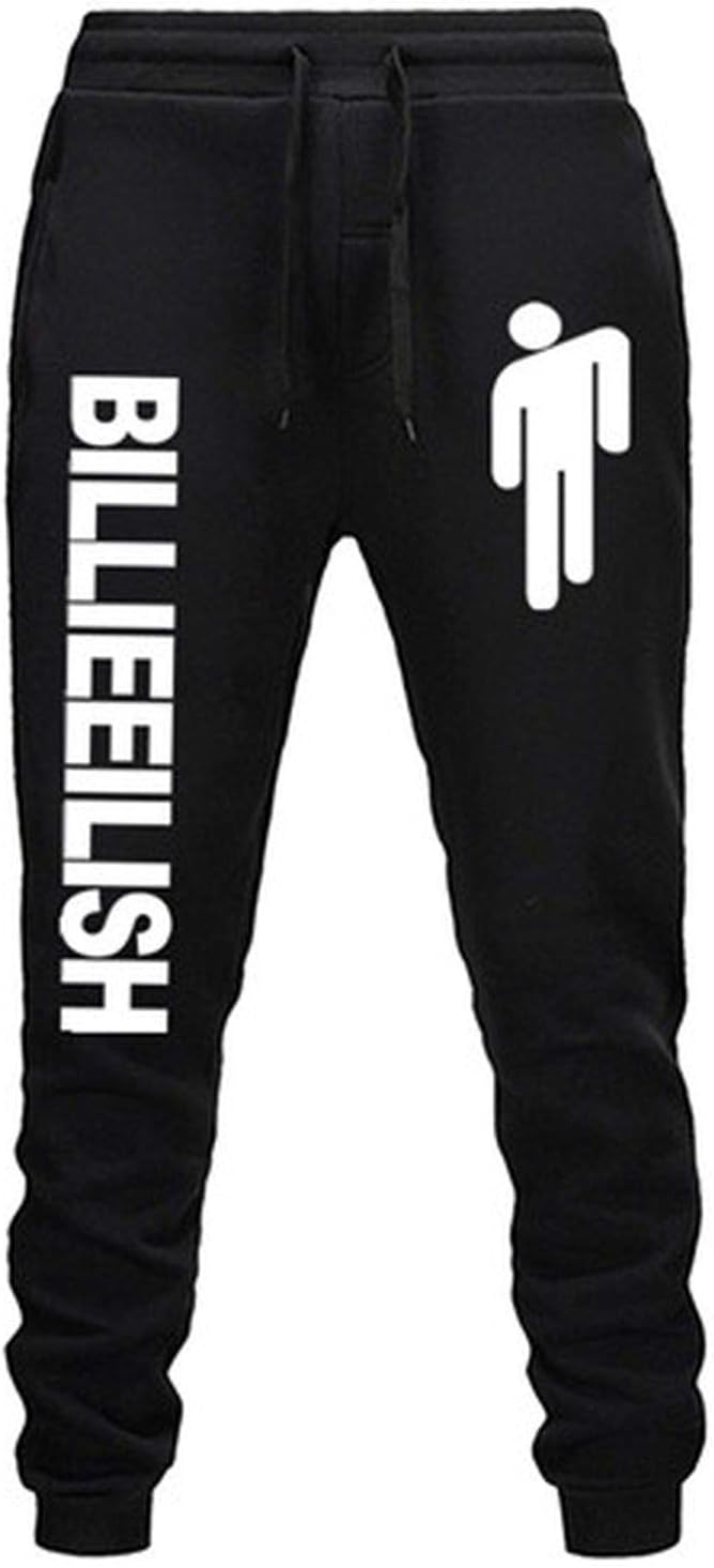 HLLRT Billie Eilish Fashion Printed Trousers Women/Men Fitness Sweatpants