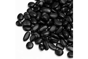 Onlyfire 10 lb Gray Pebbles, 3/8" Natural Decorative River Rocks for Plants, Vases, Aquarium, Succulents and Outdoor Garden L
