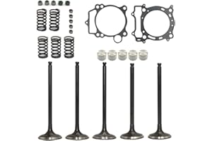 HWKWAZ Motorcycle Intake Exhaust Valve Lifter Bucket Spring Gasket for Yamaha YFZ450 2004-2009 WR450F 2003-2006 YZ450F 2003-2005 YFZ450 Special Edition 2005-2008 YFZ450 Bill Ballance Edition 06-07