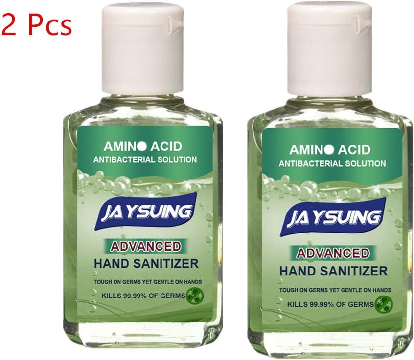 YZG LIFE Advanced Hand Sanitizer with Aloe, 80g Amino Acid Antibacterial Handwash Refreshing Hand Soap Travel Size for Office, School, Home, Kills 99% of Germs