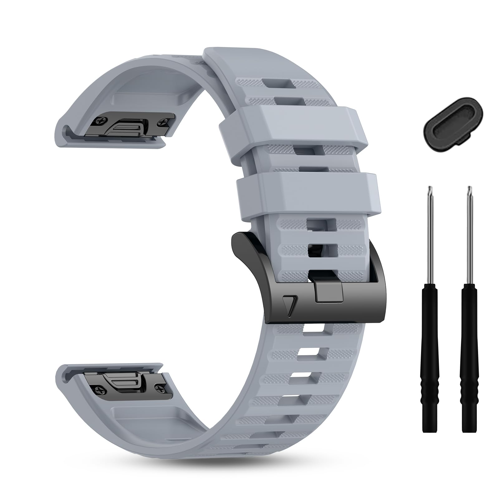 ZPJPPLX 22mm Compatible with Garmin Fenix8/8 pro/E/Fenix 6 Pro/6/7/7 Pro/5/5 Plus Watch Band,Soft Silicone Straps for Forerunner 965/955/970/Approach S70 /S62/S60/quatix tactix 8 7 epix Pro 47mm