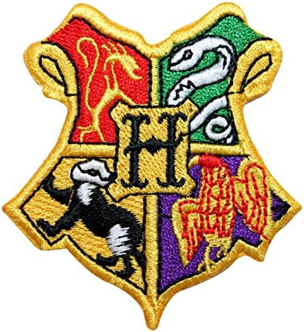 Hogwarts School of Witchcraft and Wizardry Coat of Arms Iron On Applique Patch
