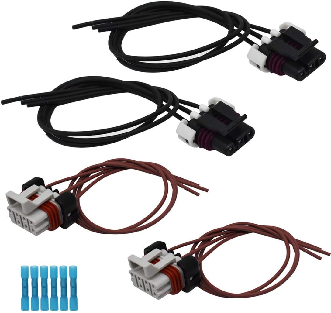 WFLNHB Front Left Right Headlight Turn Signal Bulb Sockets