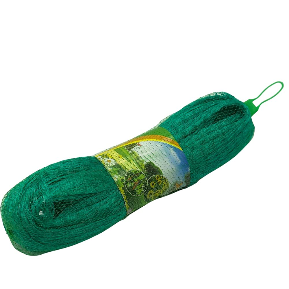 DreamzFit - Anti Bird Net Garden Bird and Pond Netting for Crops Plant Veg Fruit Protect Garden Ponds Fine Mesh Fruit Trees Netting (4m x 10m, Green)