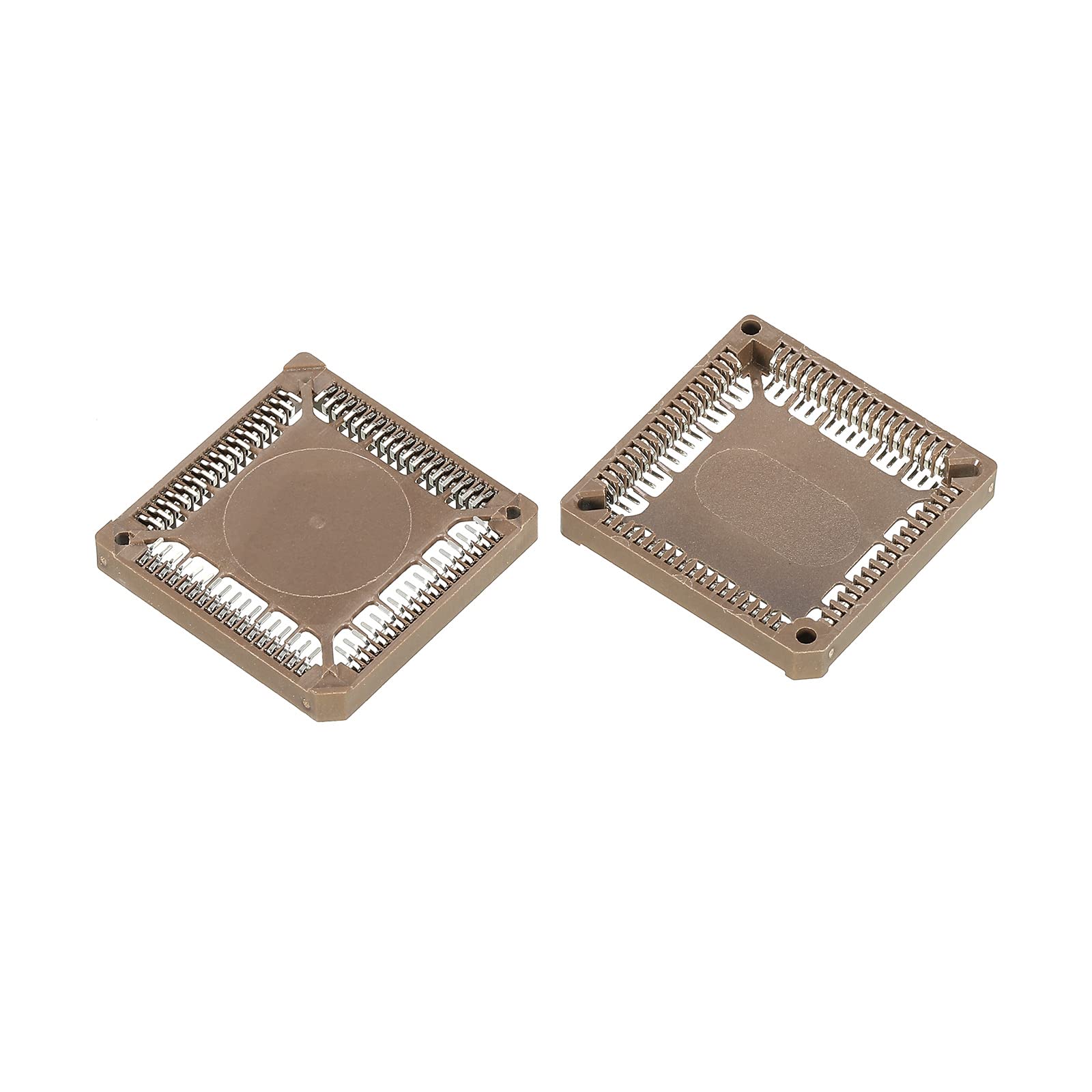 PATIKIL PLCC68P IC Socket 68Pin 1.26mm Pitch SMT Surface Mounted Devices for PCB Board Pack of 2