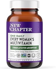 New Chapter Women's Multivitamin for Immune, Beauty + Energy Support with Fermented Nutrients - Every Woman's One Daily, Made