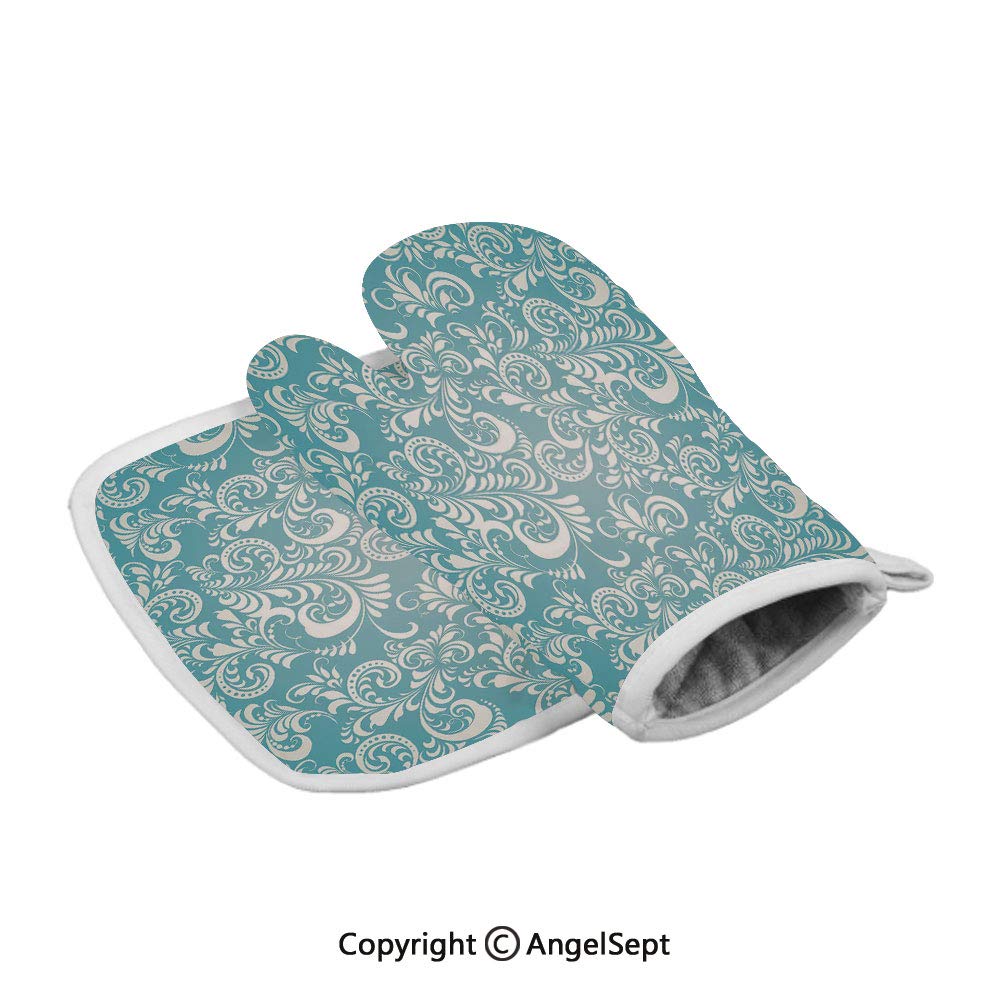 Best Frozen Light Blue Oven Mitt