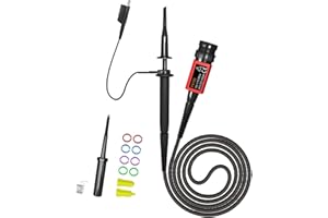 Widealiff 100MHz Oscilloscope Clip Probes with BNC to Sensitivity and Performance Automotive Testing Applications Universal O