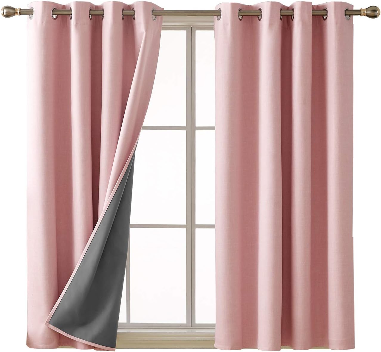 Best living room curtains light pink