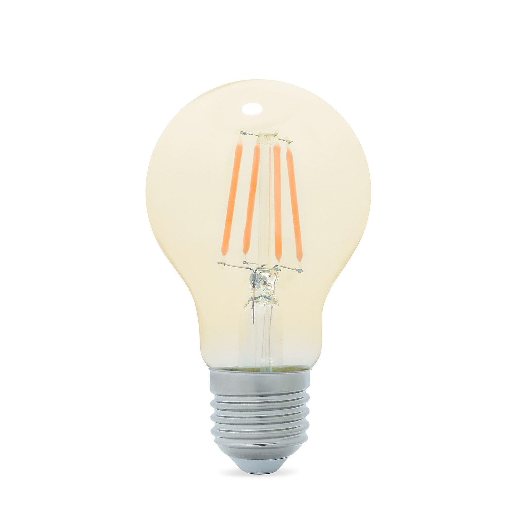 3 x Vintage Filament GLS Opus Classic 5W LED Dimmable Gold Coated Light Bulb Es E27 Edison Screw Cap