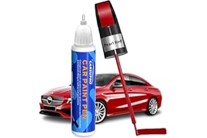 Carsupro Touch Up Paint for Cars Car Paint Scratch Repair Color Accurate Quick Fix and Convenient Operation（Pearl red）
