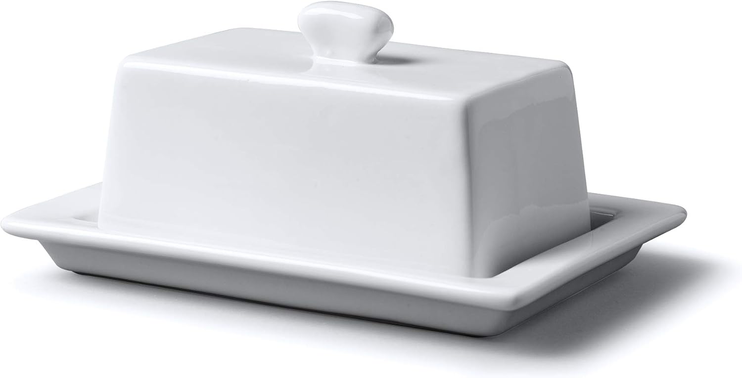 WM Bartleet & Sons Large Butter Dish with Lid
