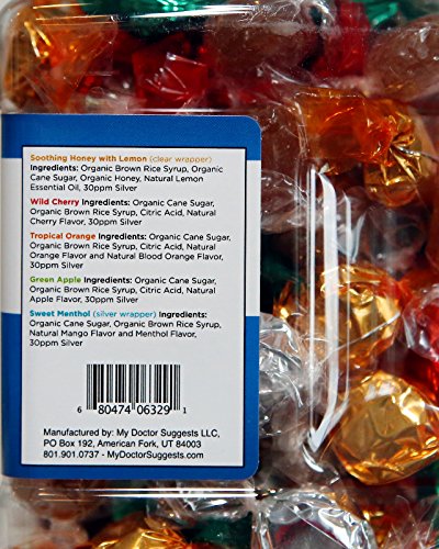 Lozenges Original All Natural Silver Lozenges - Variety Pack: The Perfect Cough Drop for Cough, Throat & Mouth Health and Immune Support - Contains 30ppm Silver Solution in Each Drop