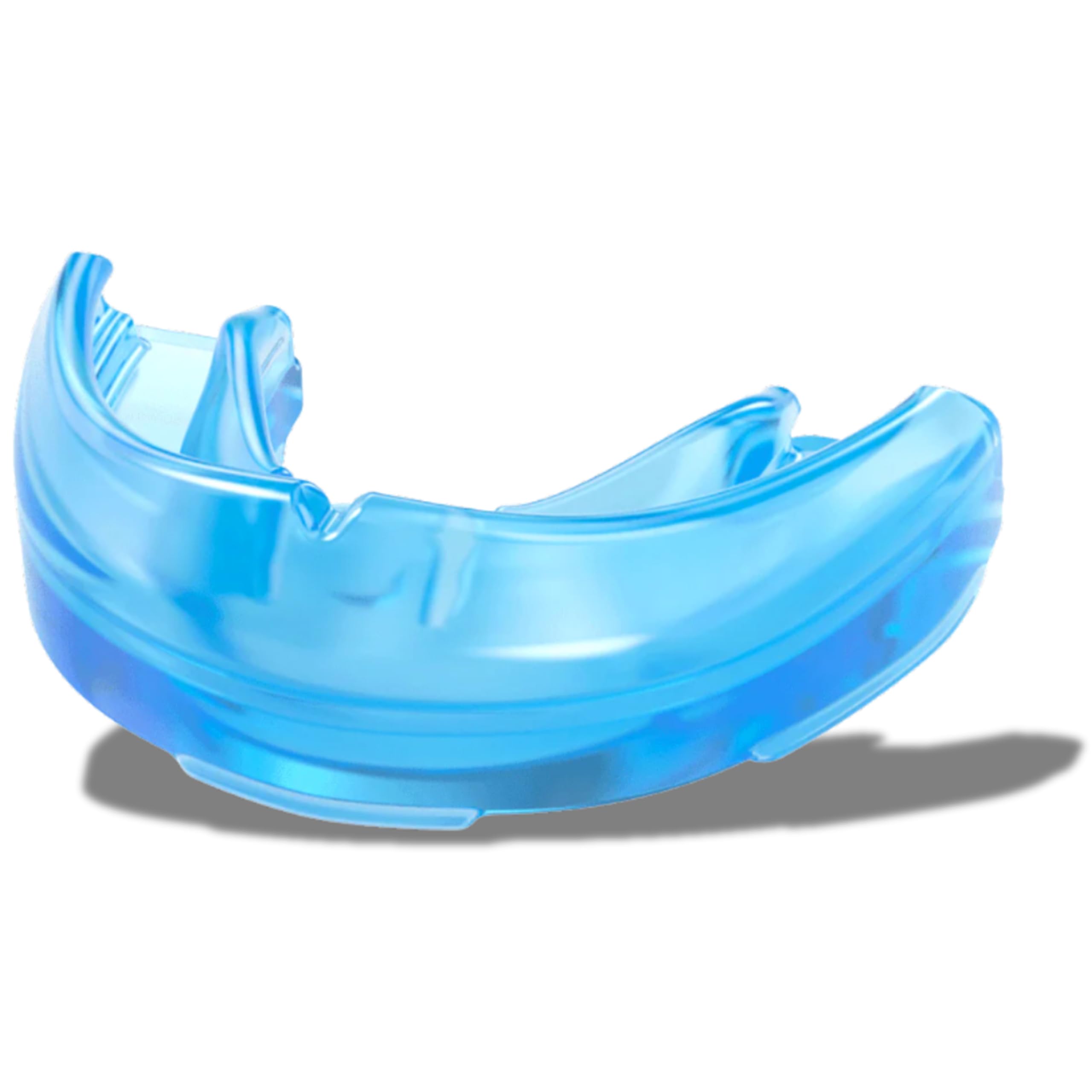 Photo 1 of Shock Doctor Mouth Guard for Braces, Upper Teeth Protection, Instant Fit, Adult & Youth Sizes,Blue