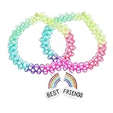 BodyJ4You 2PC Tattoo Choker Necklace - 90s Choker