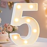 Pooqla Decorative LED Light Up Number