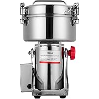 APWONE 1000gram Electric Grain Mills Grinder Powder LCD Digital Stainless Steel Ultra Grinder Machine Pulverizer for…