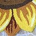 USTIDE Sunflower Floral Shaped Doormat Handmade Rug Anti-Slip Mat Colorful Floor Rug Personalized Custom Carpets Outdoor Mat Small