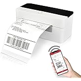 Arkscan 2054N-WF Mini WiFi Wireless Shipping Label Printer for iPhone Windows Mac Chromebook Android Support Amazon Ebay Paypal Shopify Shipstation UPS USPS FedEx Fanfold Direct Label