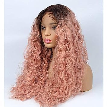 Yn Peluca Delantera De Encaje Para Mujer Cabello Largo Y