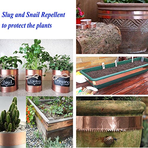 Copper Foil Tape with Conductive Adhesive (3 Inch x 17FT) for Guitar and EMI Shielding, Paper Circuits, Stained Glass, Slug Repellent, Electrical Repairs, Grounding