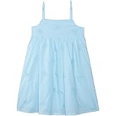 Janie and Jack Girls Butterfly Embroidered Dress (Toddler/Little Kid/Big Kid)