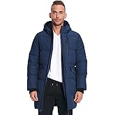 ALPINE NORTH Jasper Men’s Vegan Down Winter Coat – Warm Insulated Puffer Coat with Hood For Men