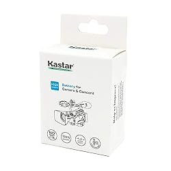 Kastar 4 Pack Battery and LCD Dual Fast Charger for