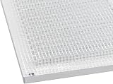 EUROPLAST White 300x200mm/12x8in Metal Air Vent Grille Cover with Insect Mesh view 5