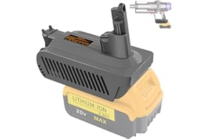 BTRUI for V11 Screw-in Adapter for Dewalt 20V Max Battery, Convert to for Dyson V11 SV14 Screw-in Type Absolute, Complete, Fluffy, Pro Series Vacuum Cleaner (only for V11 Screw-in Adapter)