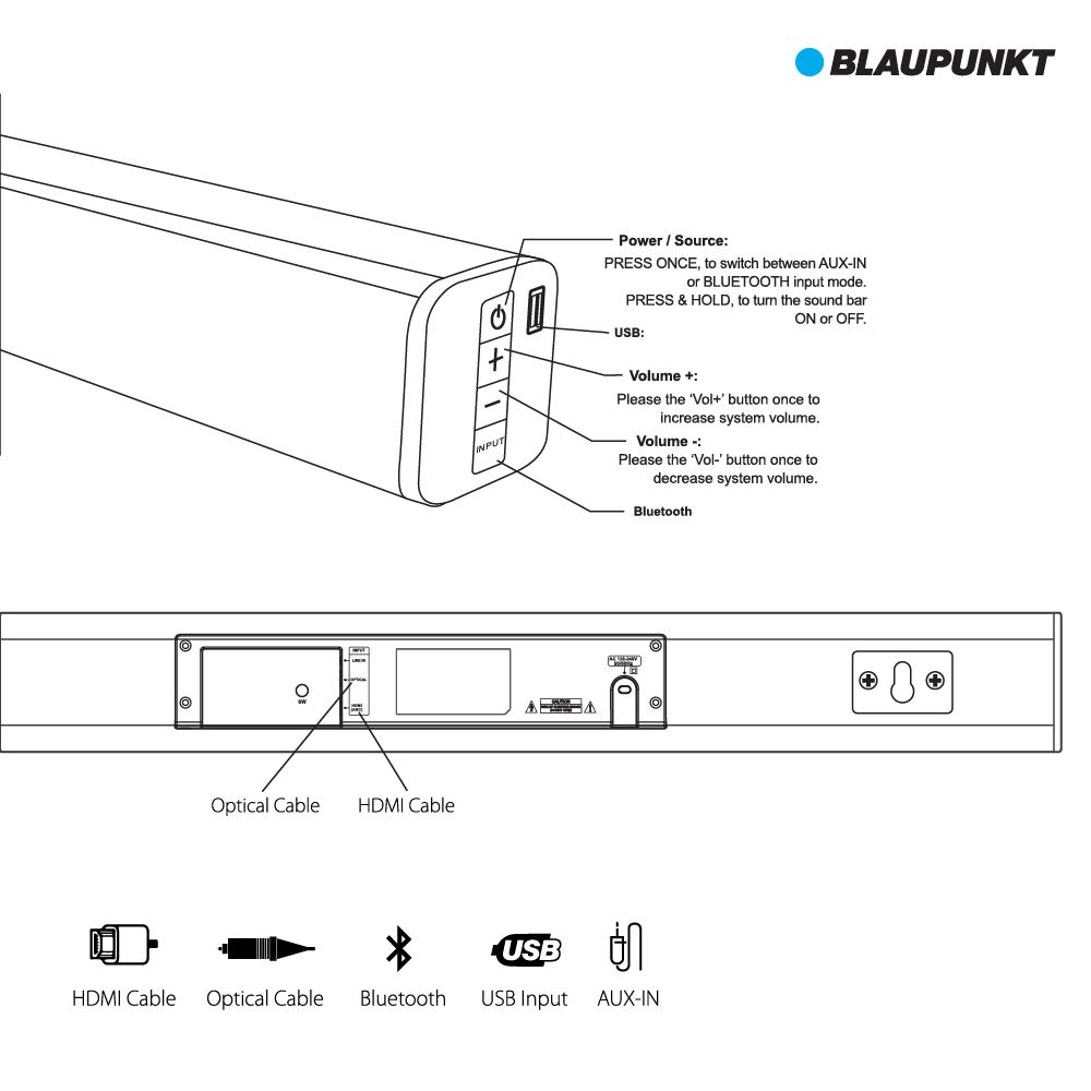 blaupunkt soundbar sbw 01