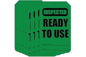 FENGHERUIA Ready to Use Inspection Tags 3.25×5.75 Inch Record Tags for Inventory Organization(50 Pcs)