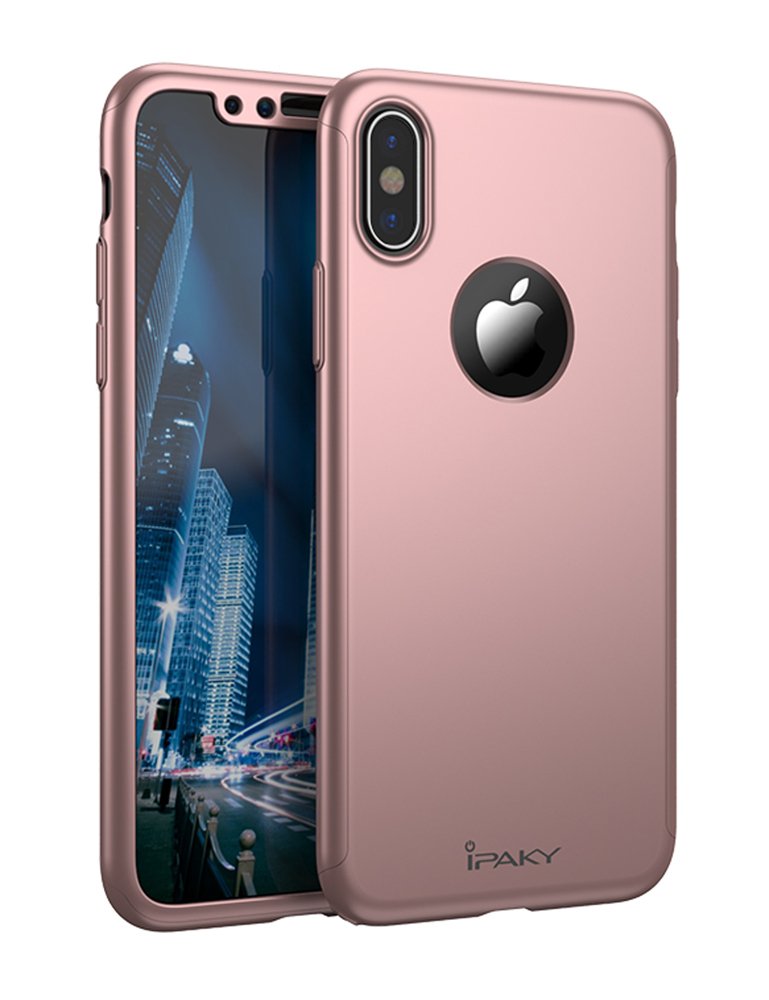 iPhone IPAKY Degree 360 Case Slim X ... Protection Body Surface Hard Non Thin Full with Slip Coated Ultra Matte Nano Case, Screen Anti-explosion Protector Protector Surface 360 X Case Body Full Protection Anti-explosion Ultra iPhone Slip Case, Coated Hard Screen with Nano IPAKY ... Thin Slim Non Matte Degree