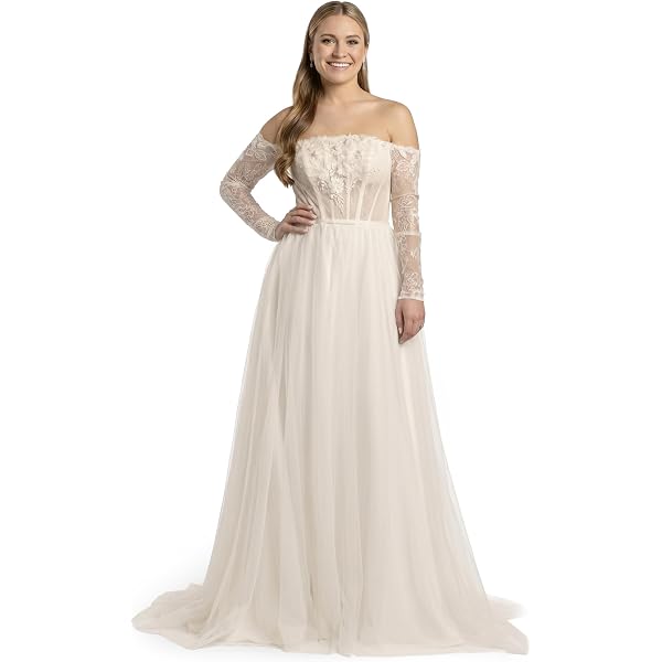 david's bridal corset wedding dresses Sculpted Corset Bodice Satin Wedding Dress