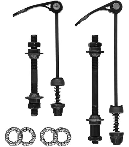 Adaptateur De Moyeu De Vélo – Convertisseur QR Vers Axe Traversant En Alliage D’aluminium, Avant M9-15mm 100mm Et Arrière M10-12mm 135-142mm (pour Cassettes 8-12 Vitesses)