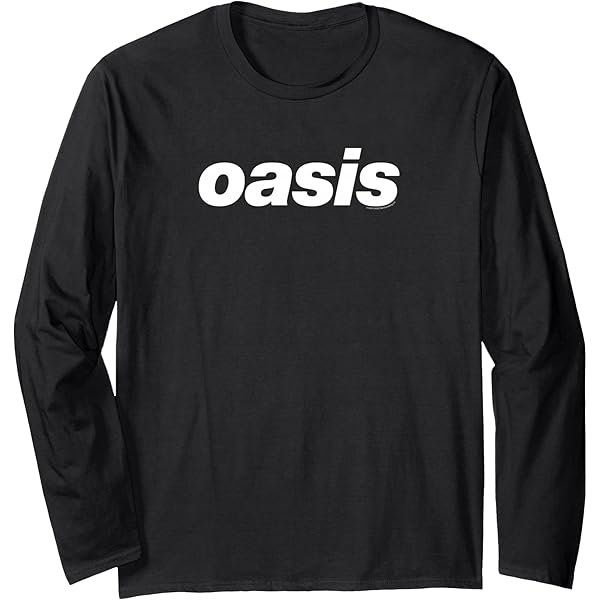 Amazon.com: Oasis – White Logo On Black Premium Tri-Blend T-Shirt