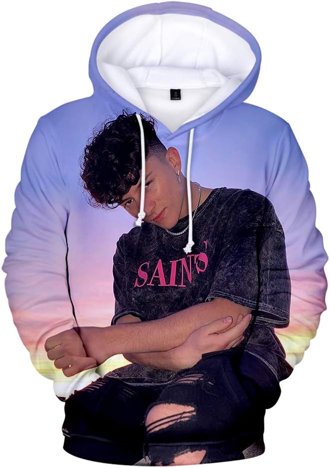 Urlucky Tony Lopez Unisex Hoodie 3D Printed Hooded Pullover Sweatshirt for Men Women Teen