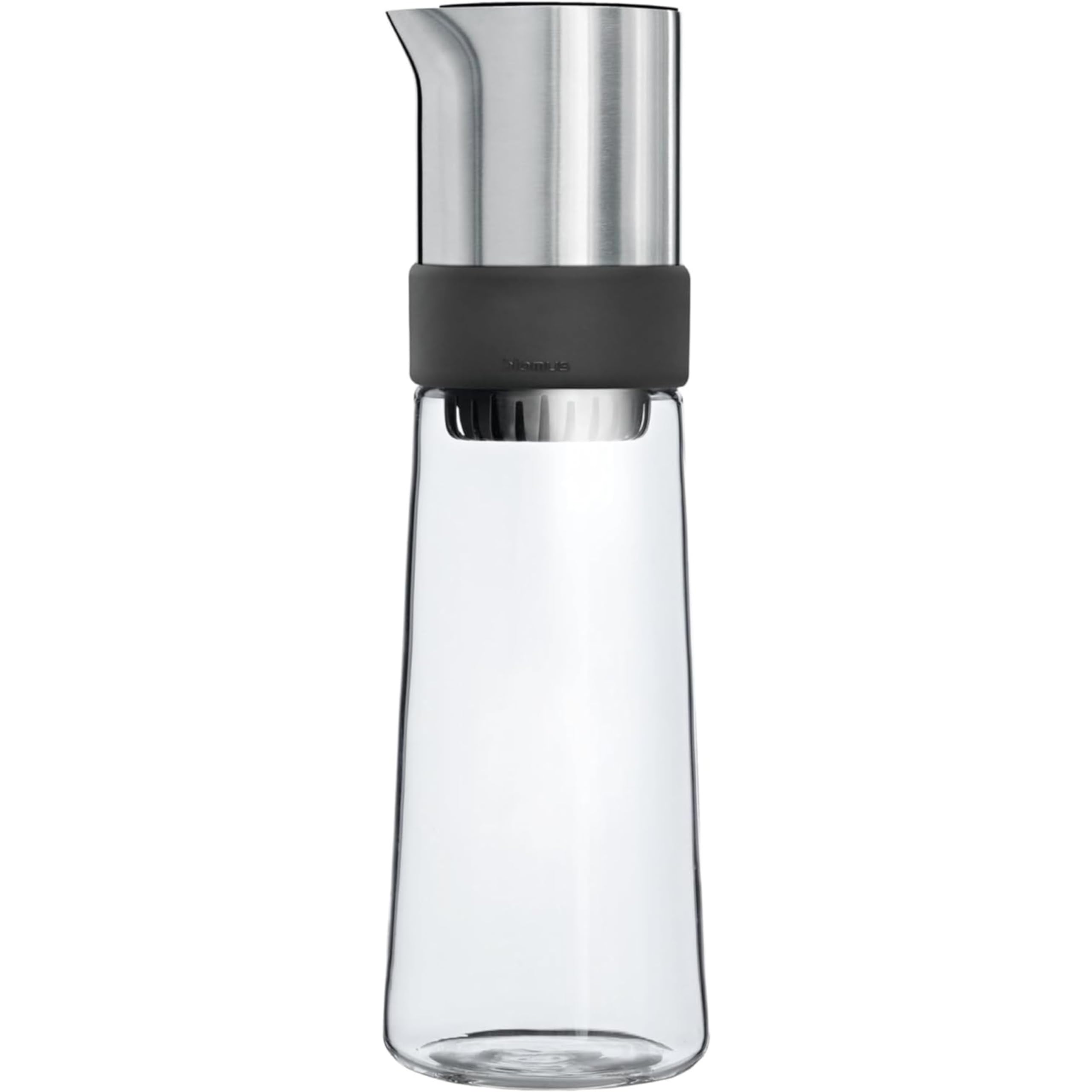 blomus 63537 Jay Iced Tea Maker, Stainless Steel, Silver/Transparent/Black,9.2 x 9.2 x 30 cm