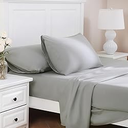 MEISHANG Twin Size Sheet Set, Soft Breathable