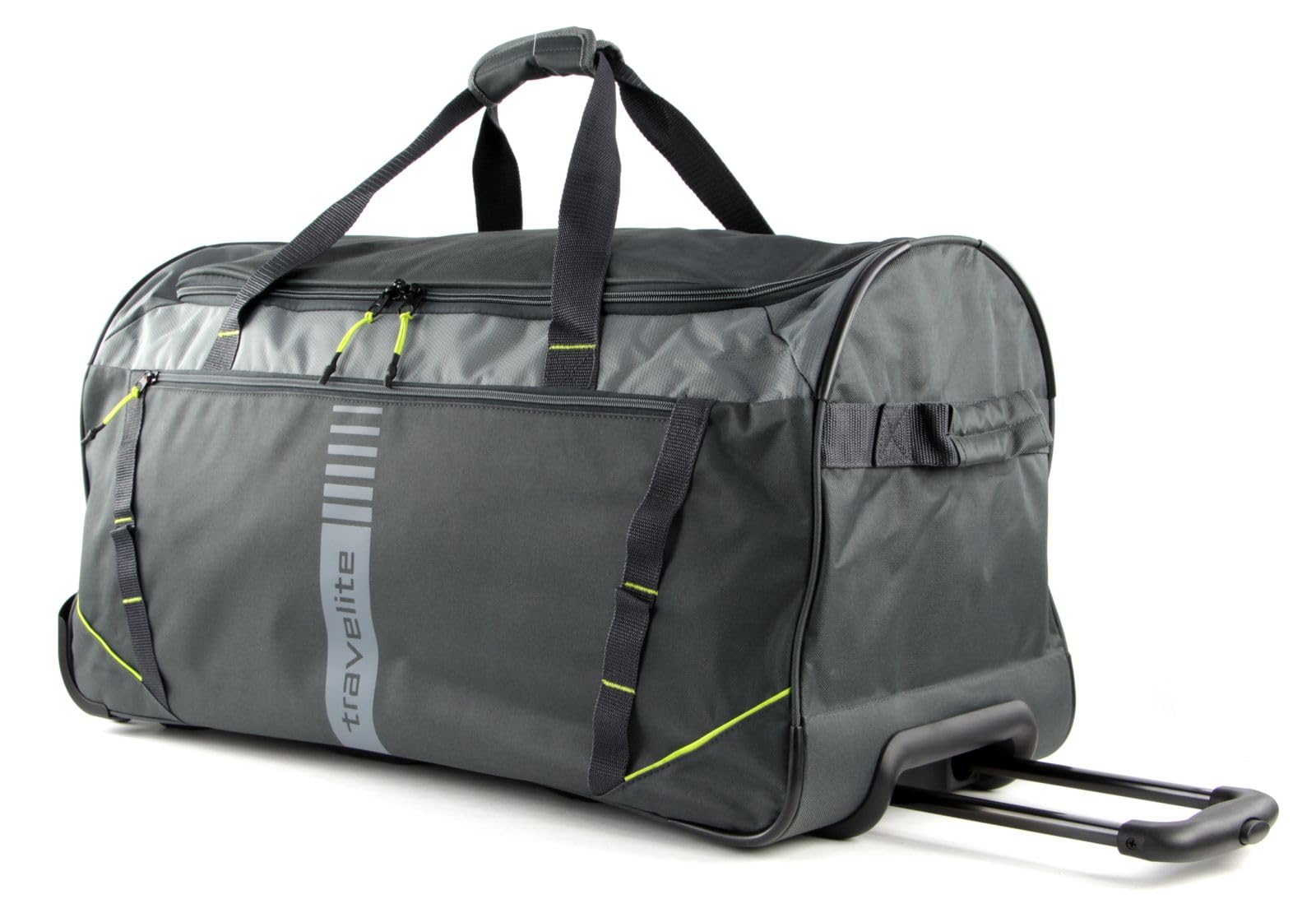 travelite trolley travel bag with wheels, sports bag BASICS ACTIVE, large travel holdall with wheels in fresh design, 71 cm, 86 liters